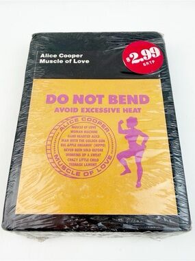 Vintage Alice Cooper Muscle of Love 8 Track Sealed 1973 M8 2748 Music Retro